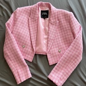 Zara Blazer with Pearl Button